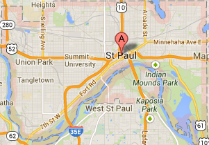 st._paul_mn_plumber St Paul Map