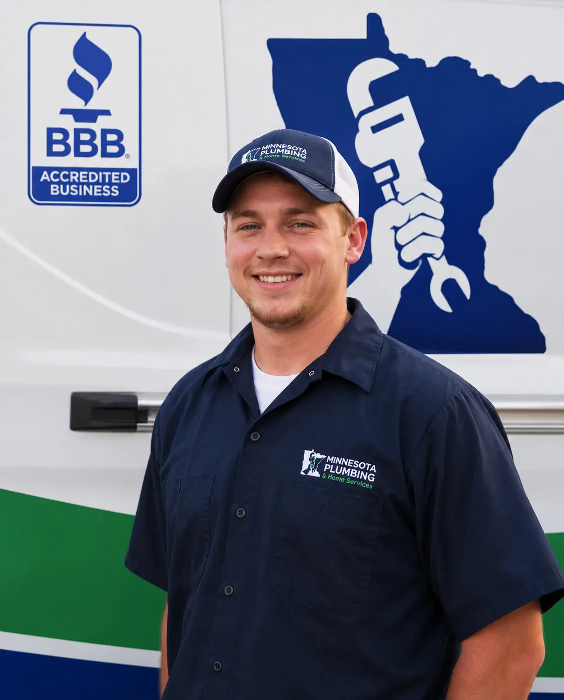 Michael | MN Plumbing & Home Services Technician Michael of MN Plumbing & Home Services at the Lakeville, MN headquarters.
